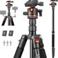 Victiv 78.7"/ 200cm Tall Camera Tripod for Canon Sony Nikon - Aluminum Stand with Monopod and Metal Hook - Compact Travel Design, Max Load 17.6lb/8kg(EU)
