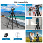 VICTIV Professional 74'' Aluminium Camera Tripod Stand, Heavy Duty Tripod Stand for Photo and Video Shooting, 1/4 Screw Compatible with DSLR, iPhone, Samsung, Spotting Scope, Max Load 9.5Lb(IN)