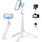 70" Magnetic Tripod for iPhone Magsafe, Extendable Selfie Stick Tripod with Rechargeable Remote & Magnetic Holder, 360° Rotatable Cell Phone Tripods Stand for Video Recording & Content Creation