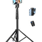 Victiv Phone Tripod, 70" Tripod for iPhone with Remote and Phone Holder, Sturdy & Stable, Adjustable Camera Stand & Selfie Stick Mode, Perfect for Selfies/Recording/Vlogging/Live Streaming(US)