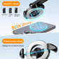 Magnetic Phone Tripod, 70" Selfie Stick Tripod for iPhone Magsafe with Rechargeable Remote & 2 in 1 Magnetic Holder, Portable Cellphone Stand for Recording Travel, Compatible with iPhone and Android-P67