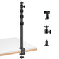 Victiv Camera Desk Mount, 14.5-41.3" Adjustable Aluminum Table Stand, C-stand Tabletop Light Stand with 1/4" Ball Heads for Smartphones/Camera/Webcam/Ring Light- Black(EU