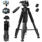 VICTIV Professional 74'' Aluminium Camera Tripod Stand, Heavy Duty Tripod Stand for Photo and Video Shooting, 1/4 Screw Compatible with DSLR, iPhone, Samsung, Spotting Scope, Max Load 9.5Lb(IN)