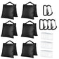 Victiv 6 Pack Sandbags for Light Stand Photo Studio, Heavy Duty Sand Bags Gazebo Weights, 22.4×10.4" Oxford Cloth Weight Bags for Tripod, Pop up Tent, Sun Umbrella Base, Fishing Chair, Max Load 11.8kg(EU)