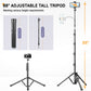 Victiv 88" Tall Tripod for iPhone, Phone Tripods with Gooseneck & Remote and Mobile Phone Stand, Flexible Overhead Tripod iPhone Stand for Filming, Aluminum Tripods for Smartphone/Camera/Ring Light(EU)