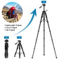 VICTIV 74” Camera Tripod, Tripod for Camera and Phone, Aluminum Professional Tripod Stand for Canon Nikon with Carry Bag and Phone Holder, Compatible with DSLR, iPhone, Spotting Scopes, Max Load 9.5Lb(US)