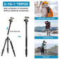 Professional DSLR Tripod for Photography - Tall, Lightweight & Heavy Duty - Spotting Scopes, Telescope & Binoculars - Compact Complete Tripod Unit （US）