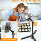 Magnetic Phone Tripod, 70" Selfie Stick Tripod for iPhone Magsafe with Rechargeable Remote & 2 in 1 Magnetic Holder, Portable Cellphone Stand for Recording Travel, Compatible with iPhone and Android-P67
