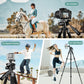 Victiv 67.7" Camera Tripod, Camera Stand Lightweight Tripod for Smartphone with Detachable Head, Portable Travel DSLR Tripod for Canon/Nikon/Sony/Fuji（EU）