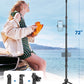 Phone Tripod, 72" Camera Stand Tripod with Remote and Phone Holder, Stable & Adjustable Tall, Suit for iPhone/Digital Camera(US)