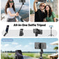 Victiv Magnetic Selfie Stick for iPhone, Mini Portable 4-in-1 Phone Tripod Stand for Filming with Remote, Mag-safe Tripod for iPhone & Android, Suitable for Travel, Selfies, Vlogging, Video Recording(EU)