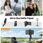 Victiv Mini Selfie Stick with Fill Light, iPhone Tripod Stand for Filming with Detachable Remote, Mobile Phone Tripod for Selfies Vlogging & Video Recording, Portable Content Creator Equipment(EU)