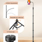 Phone Tripod Stand, 84" Tall Flexible Cellphone Tripod for iPhone with Gooseneck Remote, Portable Phone Stand for Recording, Compatible with iPhone 14 13 12 pro Android Camera