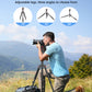 78" Porfessional Tripod for Camera, Victiv Aluminum Camera Tripod Monopod for DSLR, Spotting Scope,Telescope, Binoculars, Compact Heavy Duty Camera Stand for Photography Video Recording Travel(RED US)