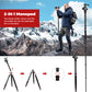 Camera Tripod, 80" Aluminum Heavy Duty Camera Tripod Stand with 360° Ball Head, Phone Holder & Carry Bag, Professional Camera Tripods & Monopods for Camera, Phone, 34lb Max Load(US)