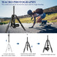77" Aluminum Camera Tripods & Monopods, Victiv Compact Travel Tripod for Camera DSLR, Spotting Scope,Telescope, Binoculars, Porfessional Heavy Duty Camera Tripod Stand for Photography Video Recording(GOLDEN US)