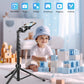 Phone Tripod, 72" Camera Stand Tripod with Remote and Phone Holder, Stable & Adjustable Tall, Suit for iPhone/Digital Camera(US)