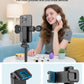 Victiv Mini Selfie Stick with Fill Light, iPhone Tripod Stand for Filming with Detachable Remote, Mobile Phone Tripod for Selfies Vlogging & Video Recording, Portable Content Creator Equipment(EU)