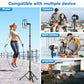 70" Phone Tripod with Remote & Holder, Portable Cell Phone Stand, Selfie Stick for Video Recording, Compatible with iPhone 14/13 Pro Max/Android/Camera（US)）