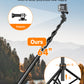 Phone Tripod, 71" Portable Cellphone Tripod Stand with Remote & Phone Holder, Camera Stand for iPhone, Compatible with Camera iPhone/Android Smartphone/Gopro(US))