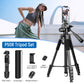 Camera Tripod Stand, 68" Phone Tripod for Tablet with Remote and Holder, Lightweight and Compact Travel Tripod for Canon Sony Camera, Compatible with DSLR, iPhone, iPad(US)
