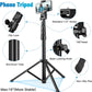 Victiv Phone Tripod, 70" Tripod for iPhone with Remote and Phone Holder, Sturdy & Stable, Adjustable Camera Stand & Selfie Stick Mode, Perfect for Selfies/Recording/Vlogging/Live Streaming(US)