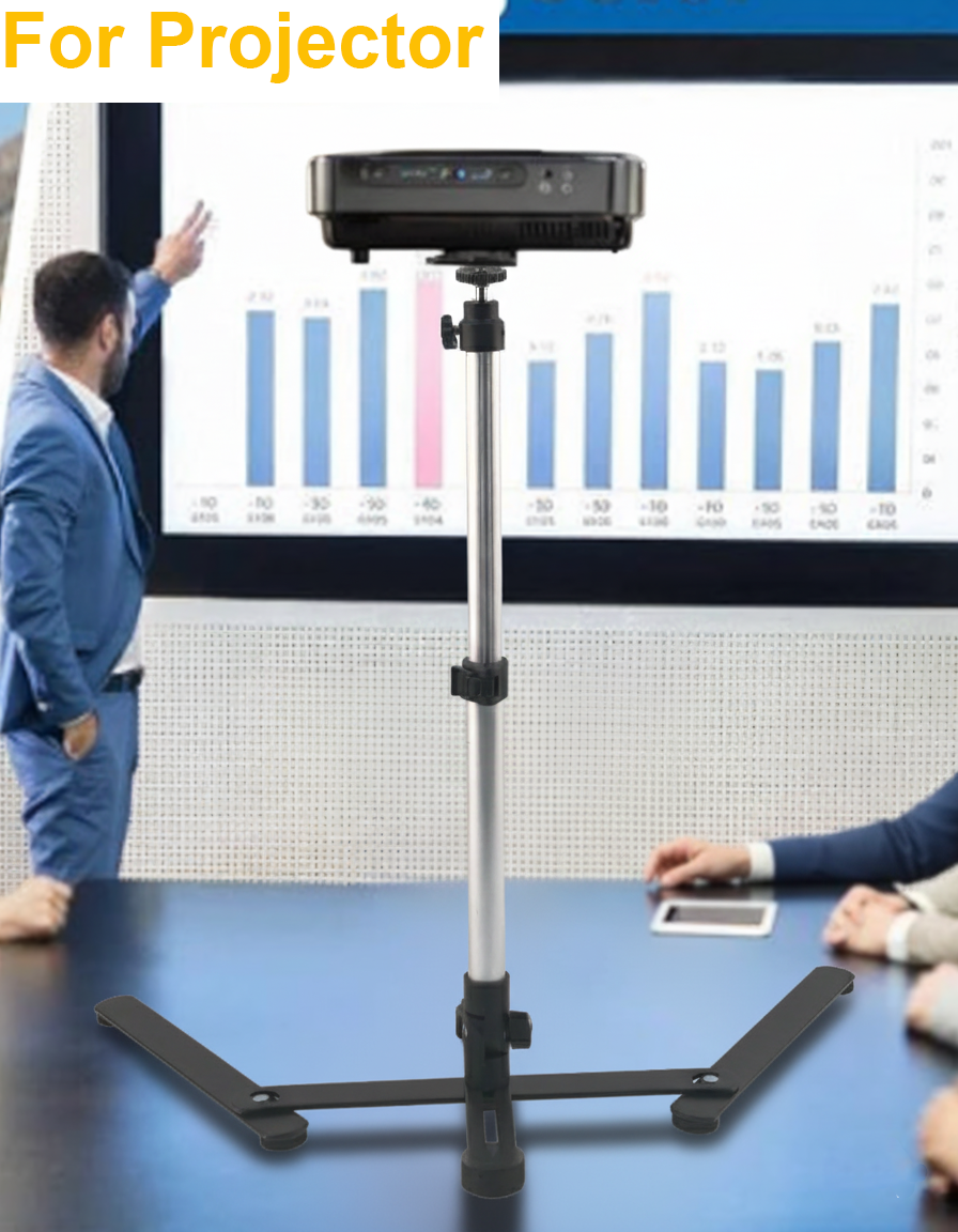 VICTIV Overhead Video Tripod Mobile Holder with 1/4" Screw Adaptor for Phone, Camera, Webcam and Projector, Phone Stand for Video Recording, Online Teaching, Live Streaming, Painting