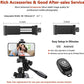 Victiv 54" Phone Tripod, Lightweight Aluminum Camera Tripod, Portable Mobile Phone Tripod Stand for Smartphone iphone Samsung/DSLR Canon Nikon with Phone Holder & Control Remote