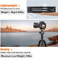 VICTIV 77" Camera Tripod, Travel Tripod for DSLR, Aluminum Professional Tripod with 360° Ball Head, Monopod for Cameras with Carry Bag, Tripod for Spotting Scopes and Binoculars, 34lbs Load-AT25 Black