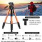 Victiv 72-inch Compact Tripod for Camera, Durable Aluminum Stand for YouTube Videos, Live Webcasts, Lightweight Monopod with 2 Quick Release Plates for DSLR - Orange