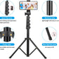 Victiv 68 inch/1.73m Phone Tripod Stand, Selfie Stick Tripod with Remote & Smatrphone Tripod, UPGRADE Foldable Camera Tripod for iphone/Samsung/Huawei/Mobile Phone