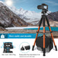 Victiv Tripod for Camera 72inch, Lightweight Aluminum Tripod for Travel, Phone Tripod with 3-way Swivel Head for 360 Degree Panoramic Shooting for DSLR YouTube Living Vlog - Orange