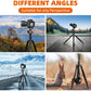 VICTIV 77" Camera Tripod, Travel Tripod for DSLR, Aluminum Professional Tripod with 360° Ball Head, Monopod for Cameras with Carry Bag, Tripod for Spotting Scopes and Binoculars, 34lbs Load-AT25 Black