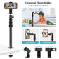 VICTIV Camera Desk Mount Table Stand with Ball Head, 15"-41" Adjustable Desktop Light Stand, Tabletop C Clamp with Phone Clamp, for DSLR Camera, Ring Light, Panel Light, Webcam, Phone