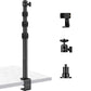 VICTIV Camera Desk Mount Table Stand with Ball Head, 15"-41" Adjustable Desktop Light Stand, Tabletop C Clamp with Phone Clamp, for DSLR Camera, Ring Light, Panel Light, Webcam, Phone