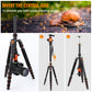 80" Tripod for Camera, VICTIV Aluminum Travel Tripod & Compact Monopod for DSLR,  Professional Tall Tripod with 360 Degree Ball Head and and 34lbs Load for Work and Photography